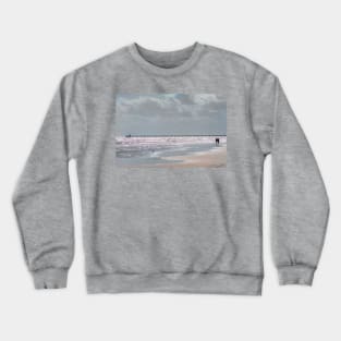 Bob Hall Pier - North Padre Island - Texas Crewneck Sweatshirt